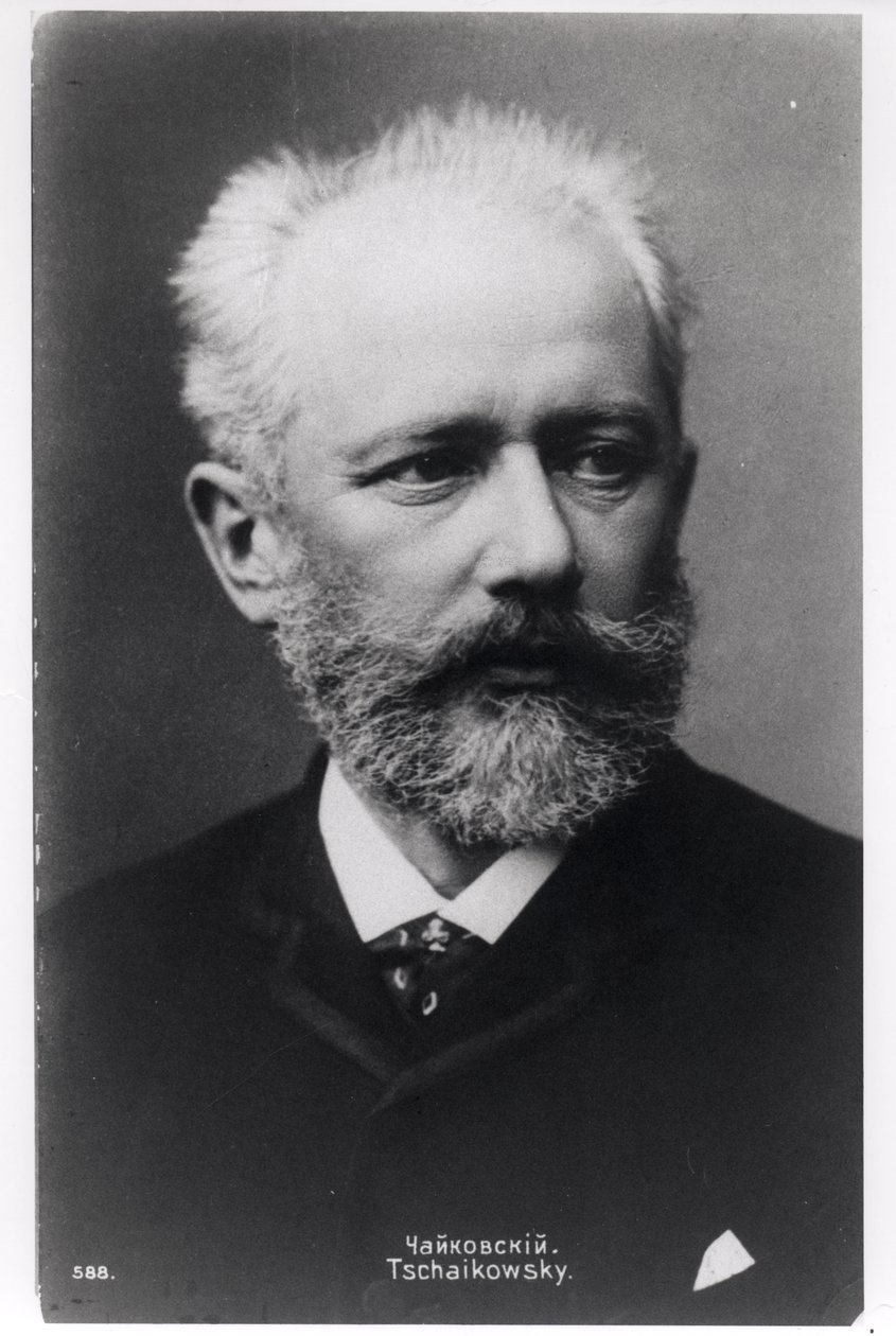Piotr Ilyich Tchaikovsky by Russian Photographer