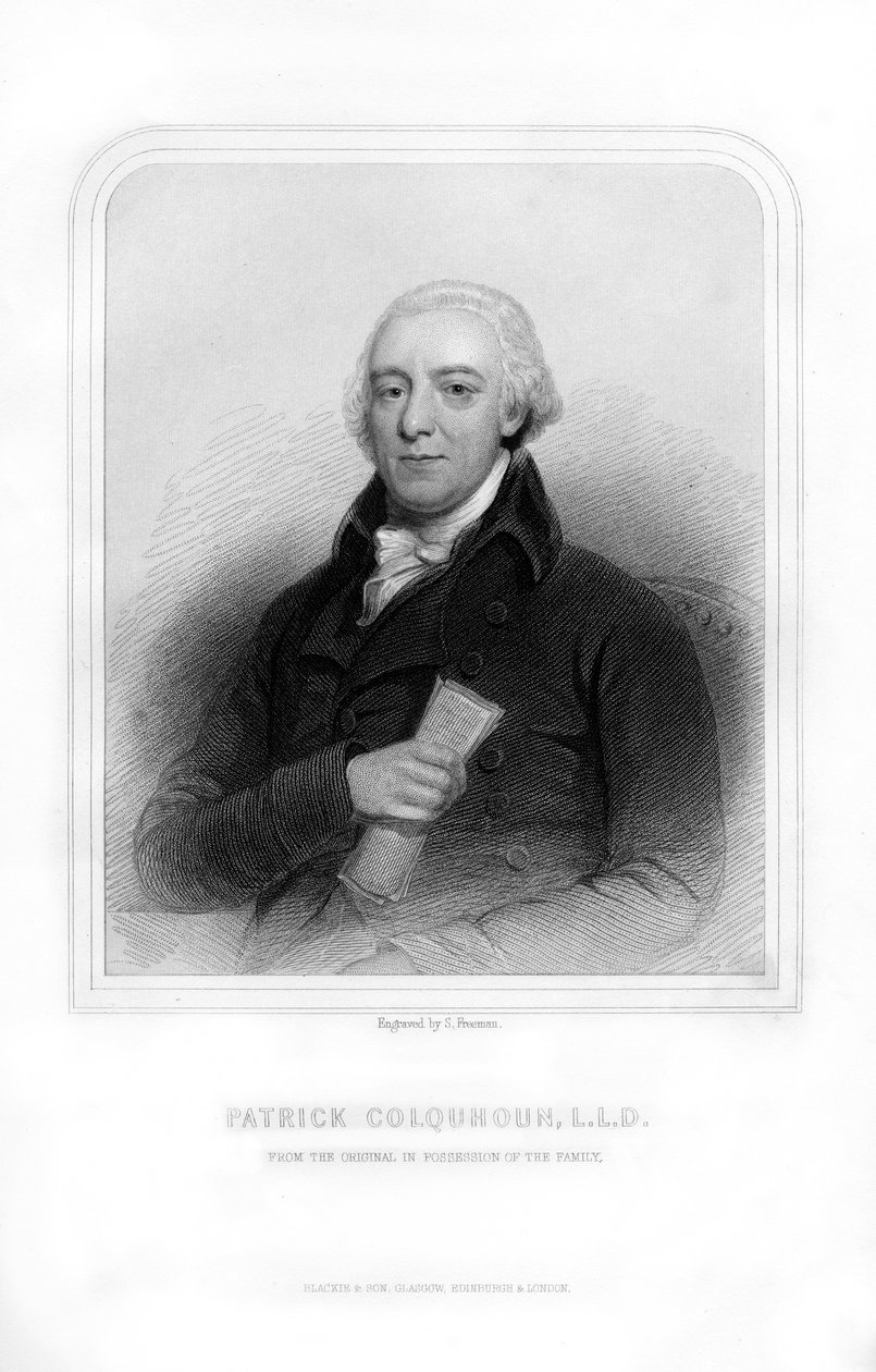 Patrick Colquhoun, Scottish Police Magistrate and Statistical Writer by S. Freeman