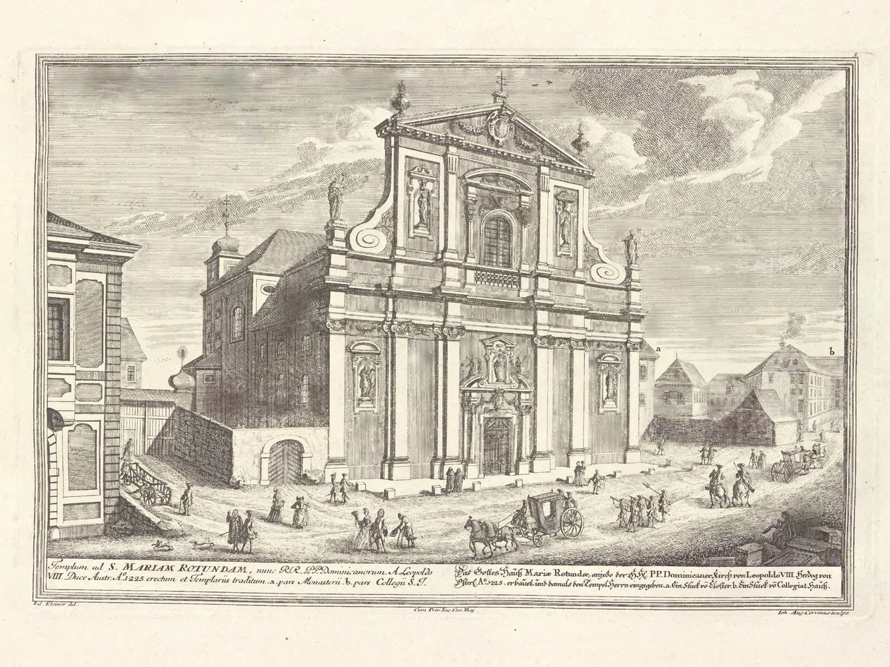 Small Dominican Church by Salomon Kleiner