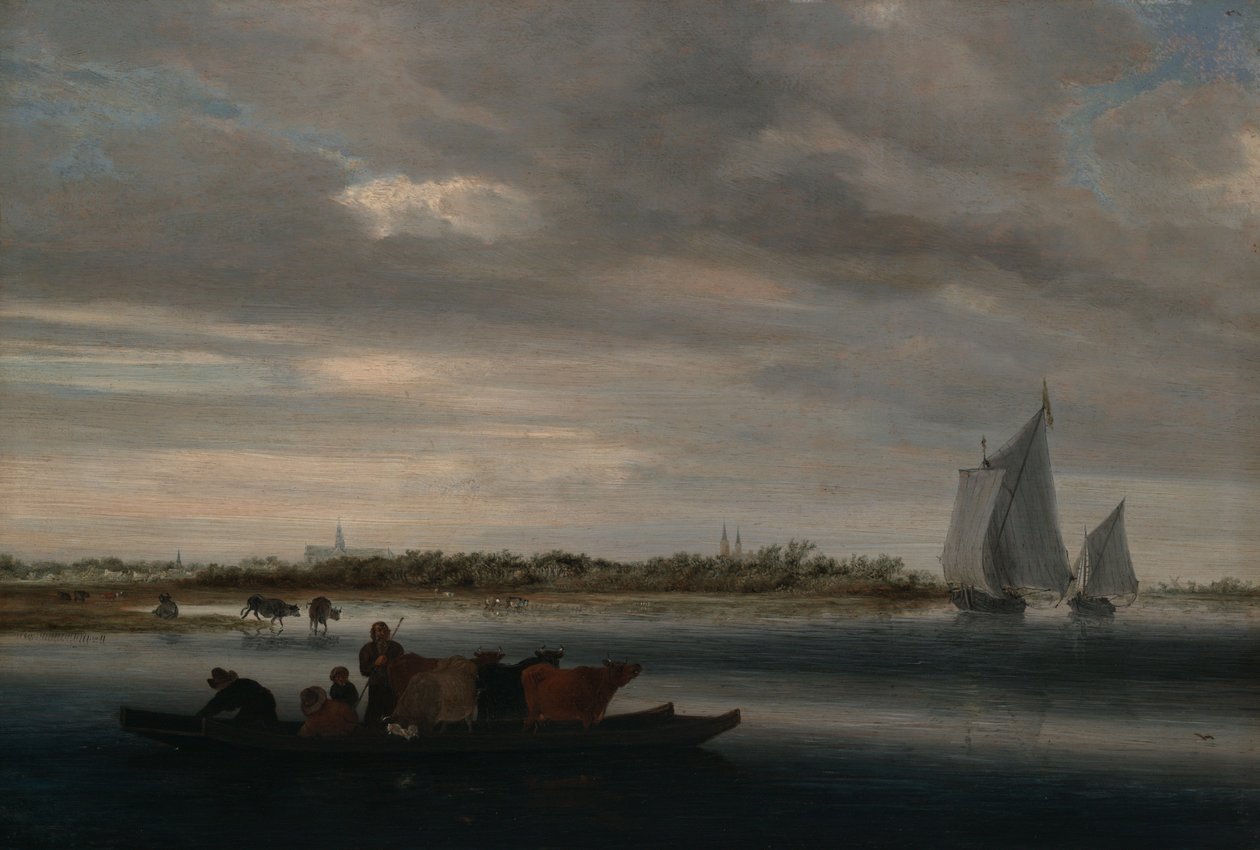 View of Alkmaar by Salomon van Ruysdael