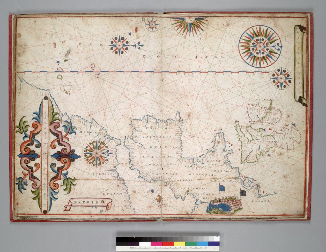 Western Coast of Europe and Northwest Africa by Salvator Oliva
