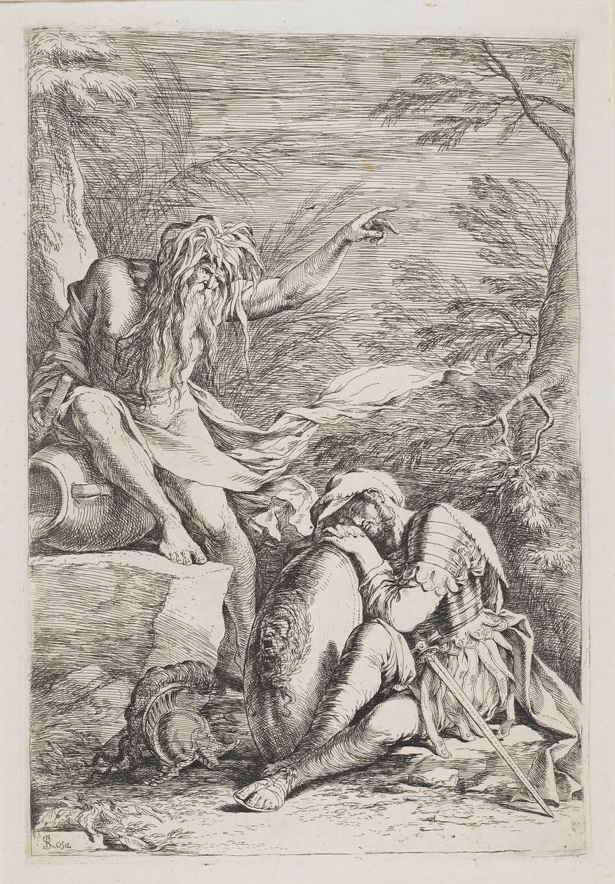 The Dream of Aeneas, c. 1663-1664 by Salvator Rosa