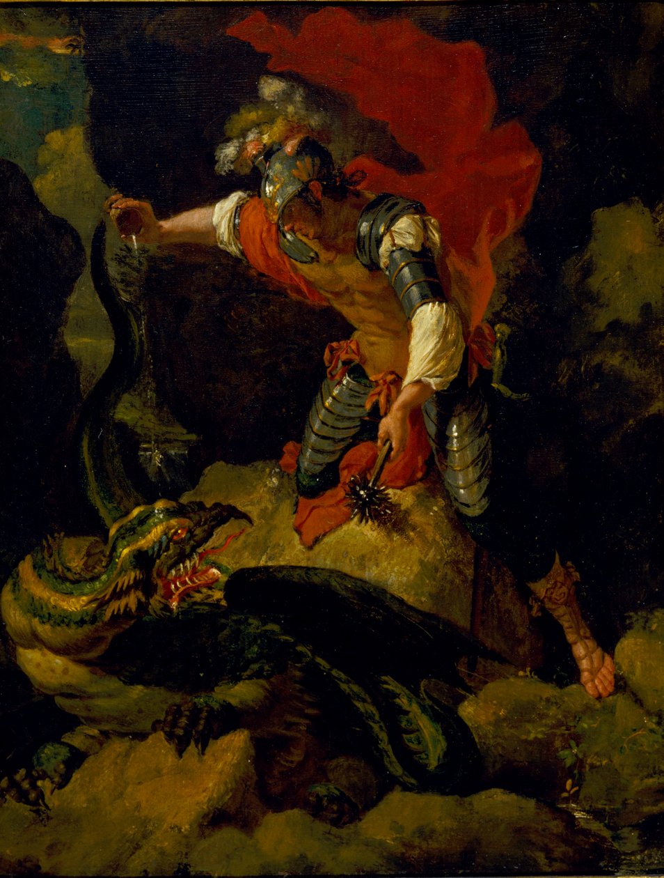 Jason Poisoning the Dragon by Salvator (after) Rosa
