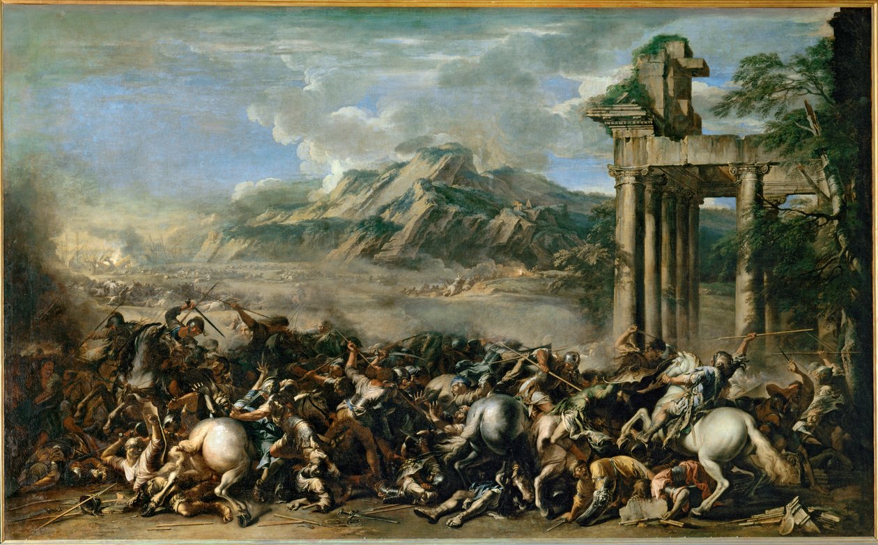 Heroic Battle by Salvator Rosa