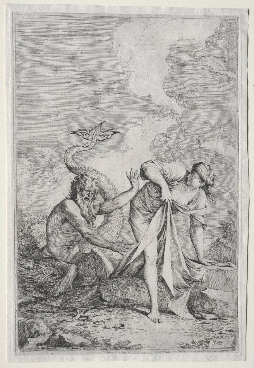 Glaucus and Scylla by Salvator Rosa