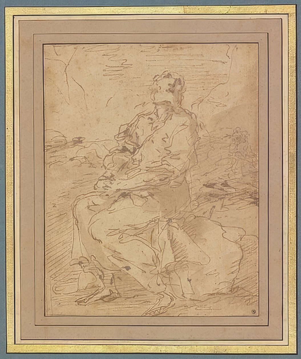 Saint Francis, Design by Salvator Rosa: Buy fine art print