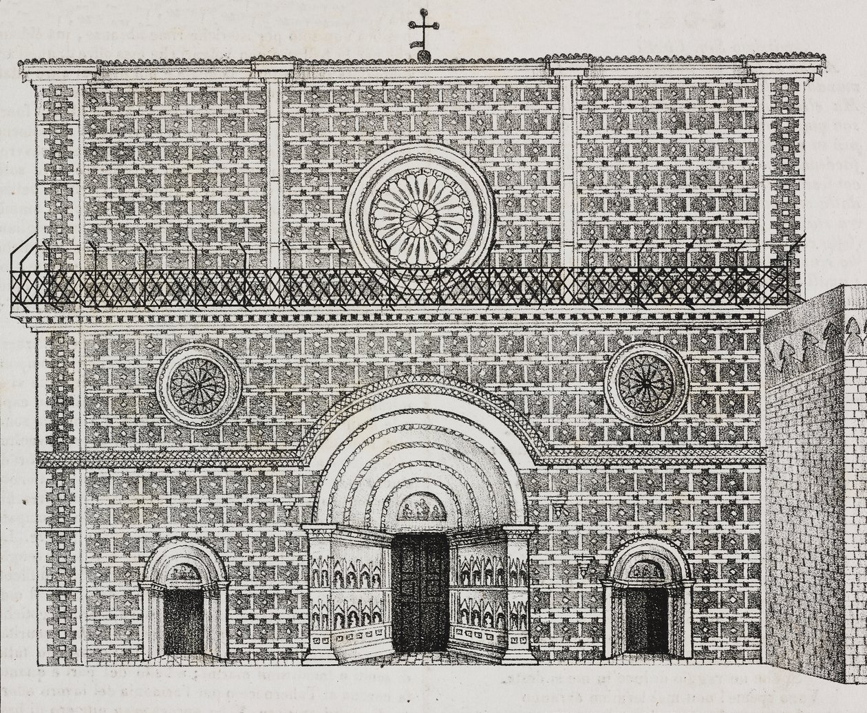 Facade of Basilica of Santa Maria di Collemaggio, L
