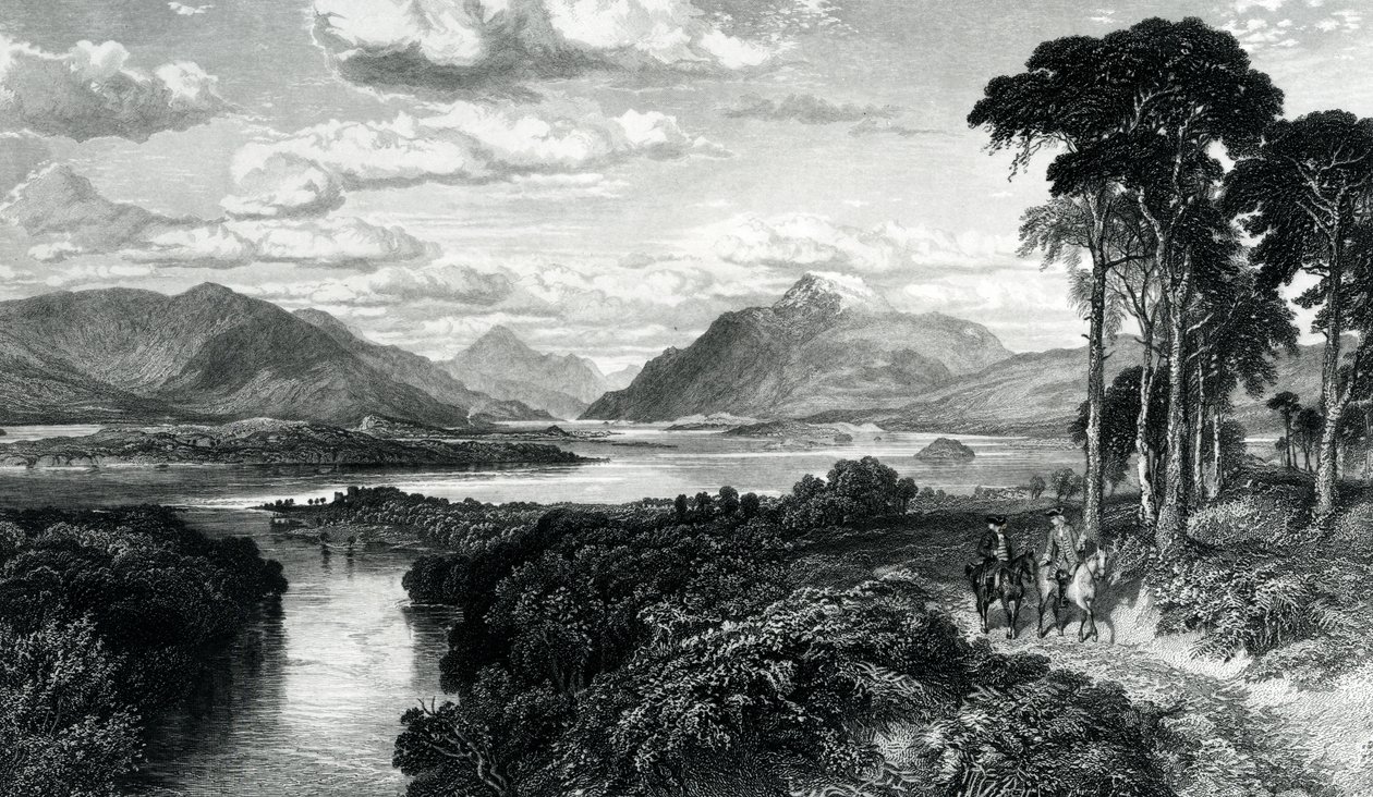 Loch Lomond, engraved by Thomas Brown, from 