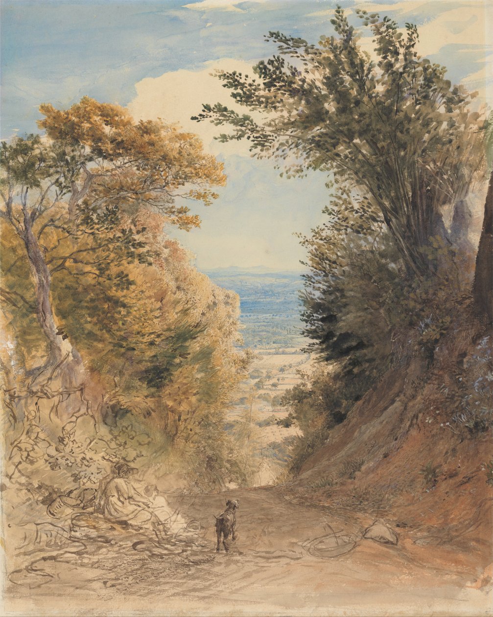 View from Rooks Hill, Kent by Samuel Palmer