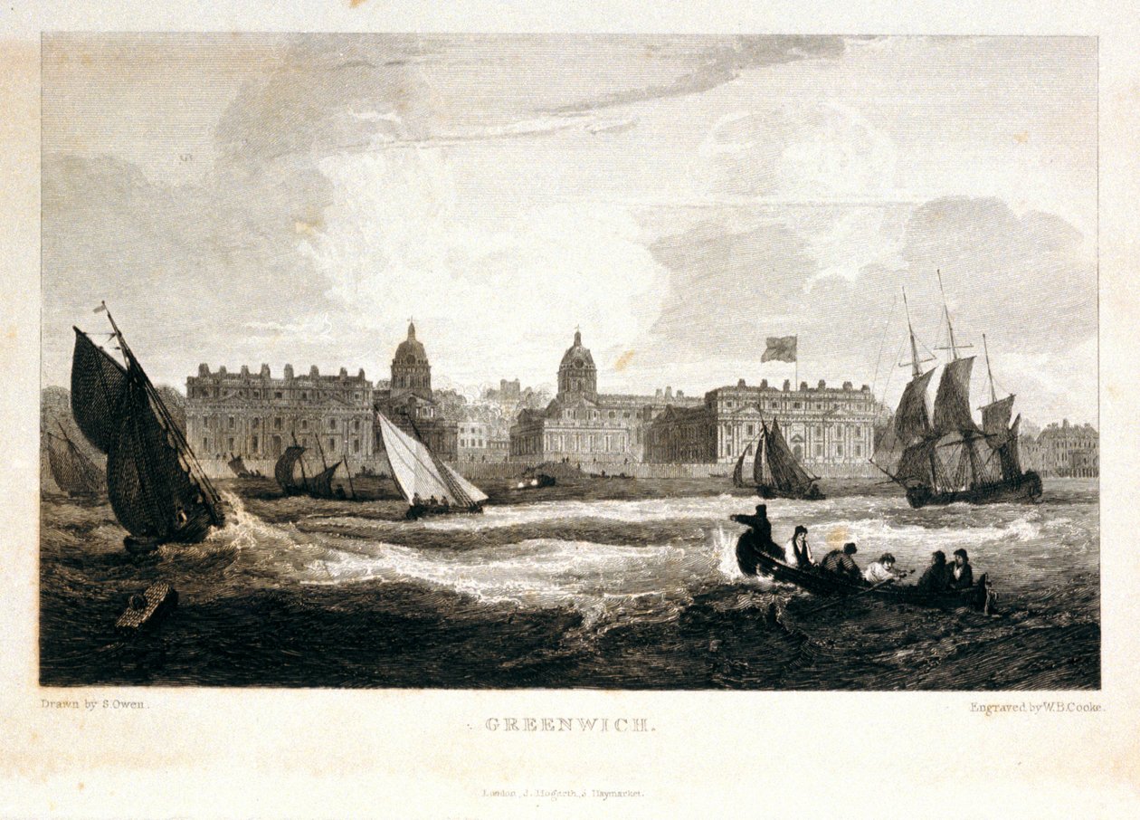 Greenwich [Greenwich Hospital] by Samuel (after) Owen