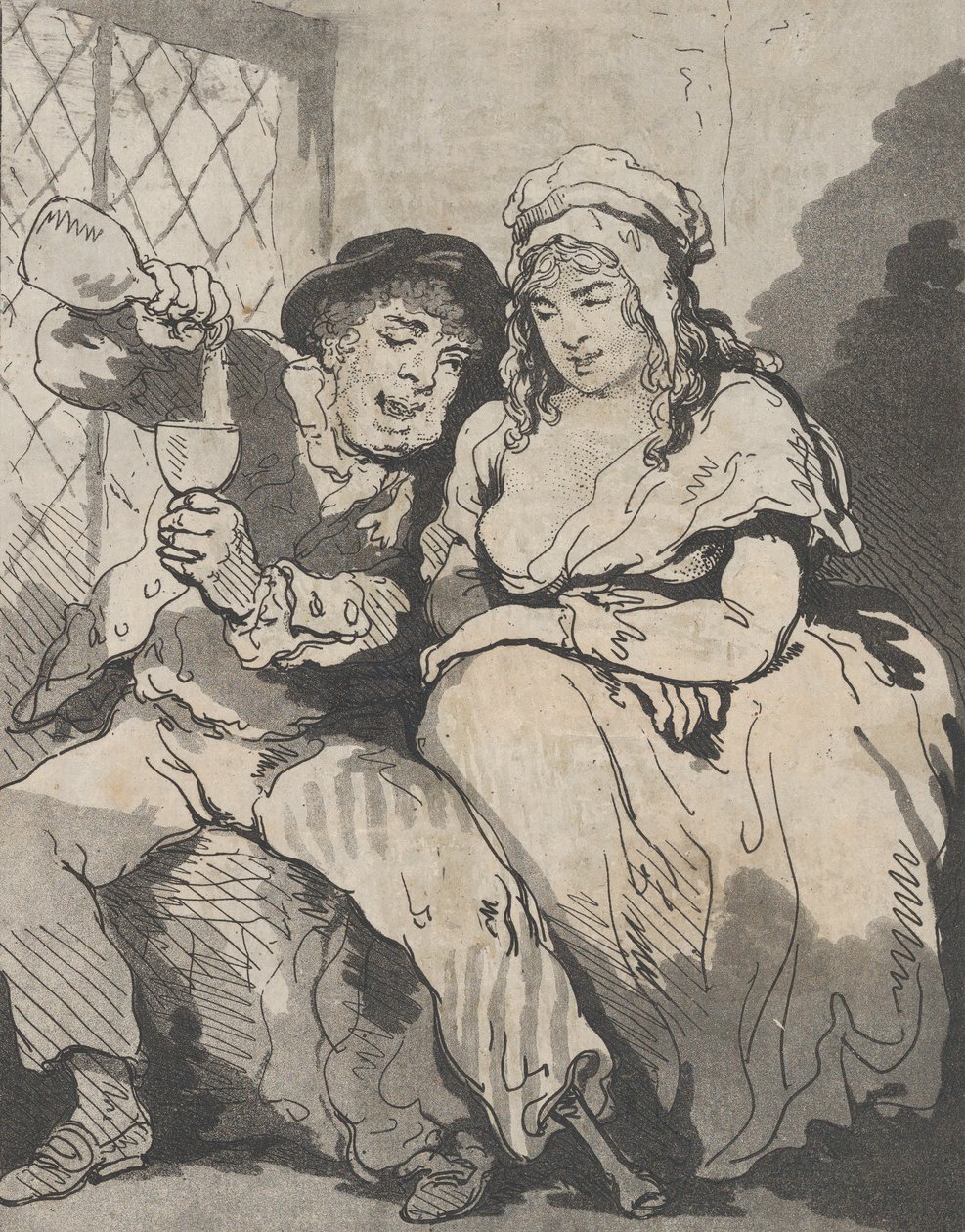 Courtship in Low Life by Samuel Alken