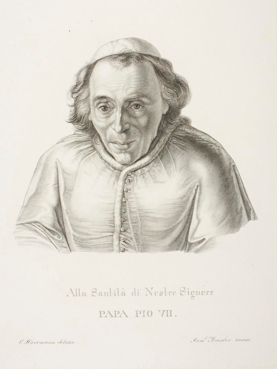 Pius VII by Samuel Amsler