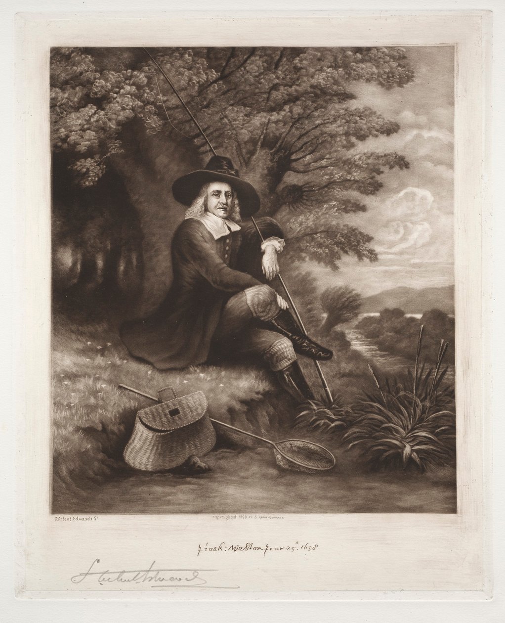 Izaak Walton by Samuel Arlent Edwards