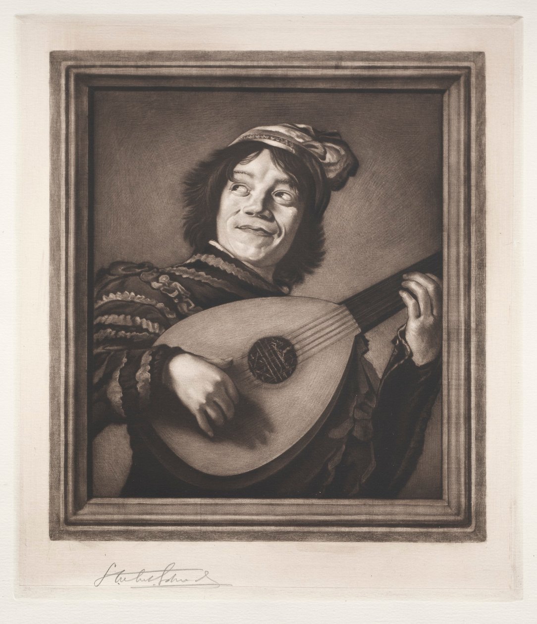 The Lute Player by Samuel Arlent Edwards