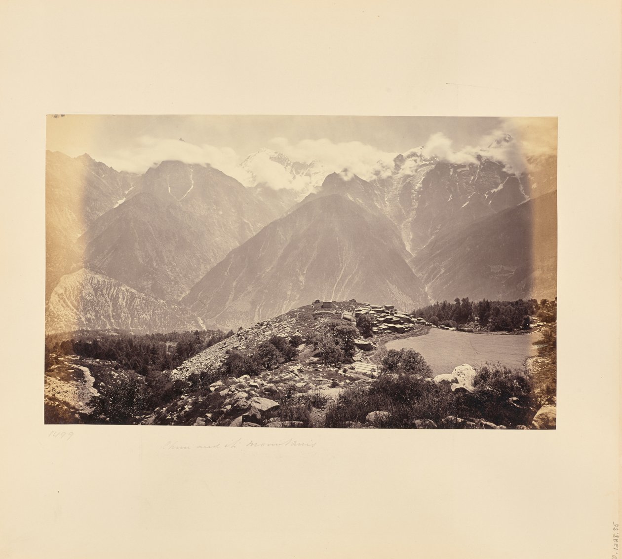 Chini and Its Mountains by Samuel Bourne