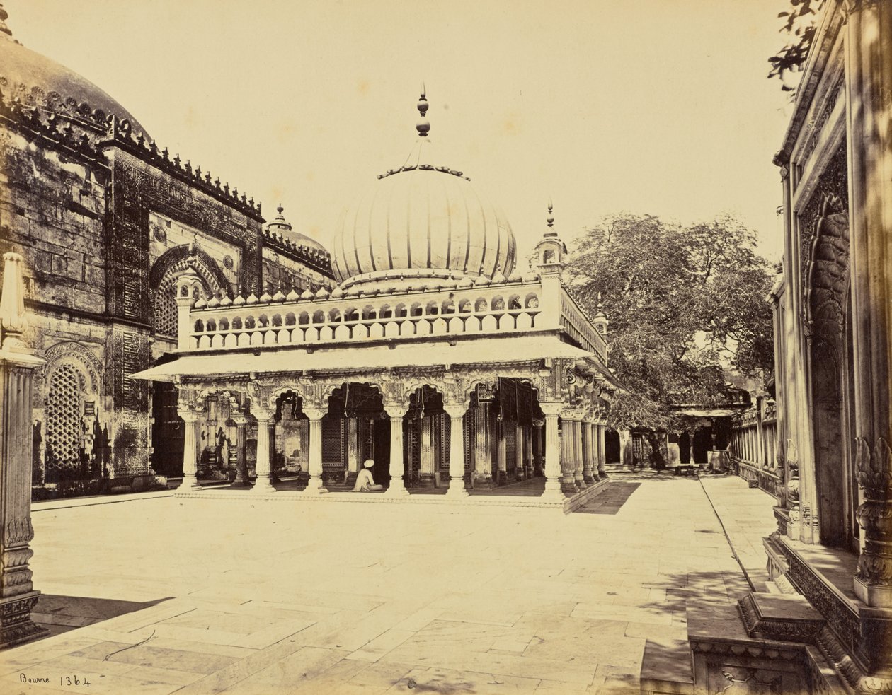 Delhi; The Tomb of Nizam-ood-deen by Samuel Bourne