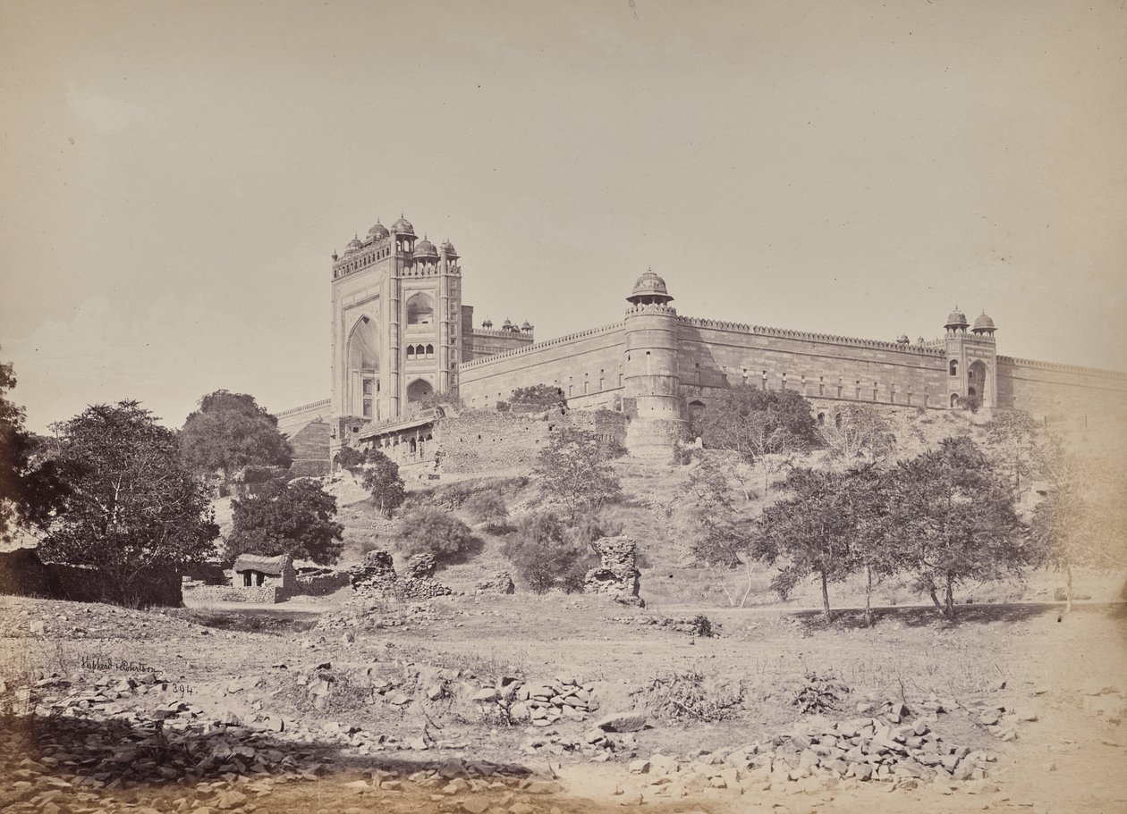 Fort of Fatehpur Sikri near Agra. The Residence of Emperor Akbar by Samuel Bourne