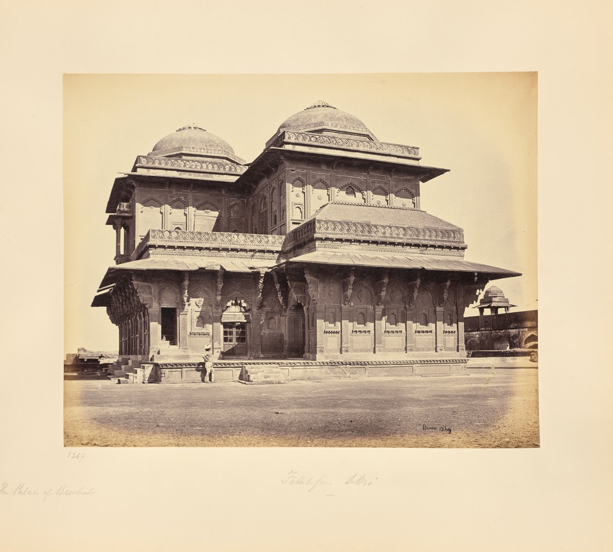 Fatehpur Sikri; The Palace of Birbal by Samuel Bourne