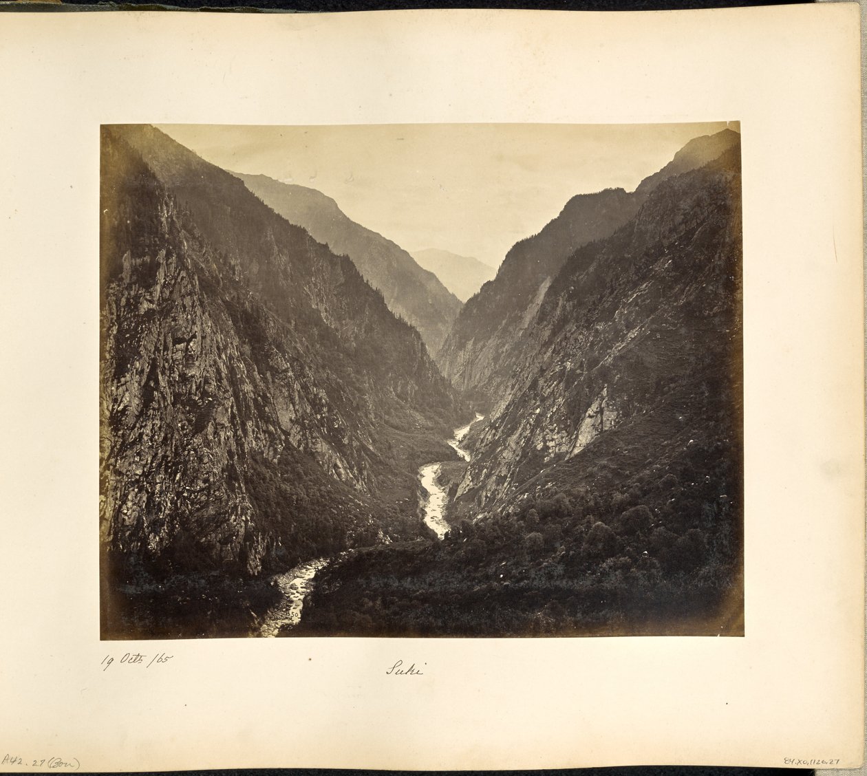 The Ganges Valley, from the Village of Suki, Evening by Samuel Bourne