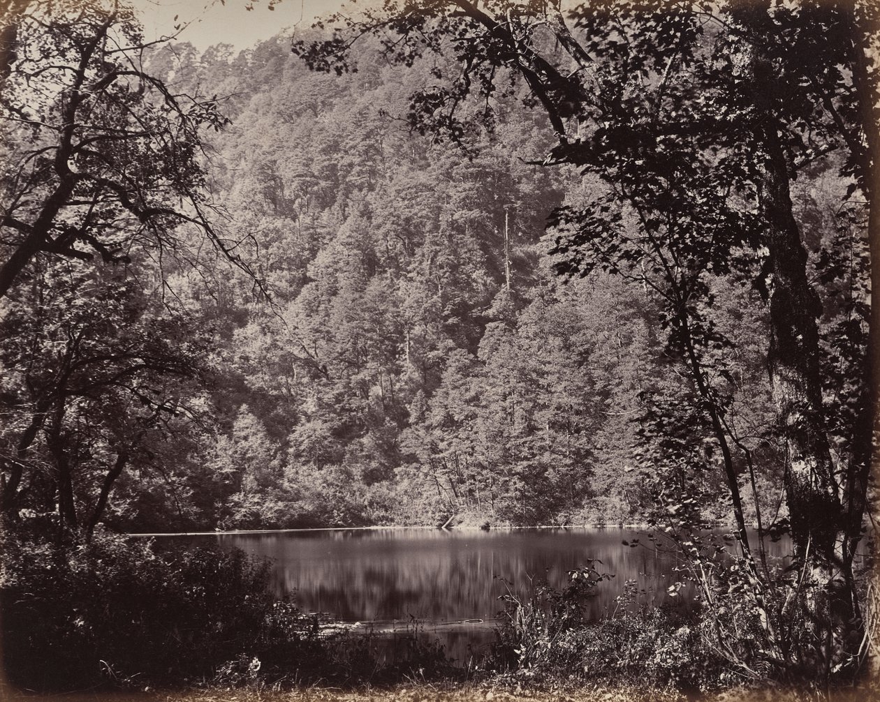 The Upper Himalayas. The Dodee Tal in Lake by Samuel Bourne
