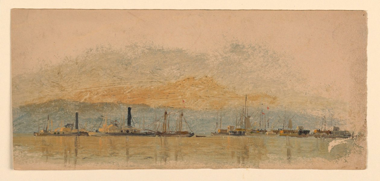 Sketches. Ships, ca. 1860 by Samuel Colman