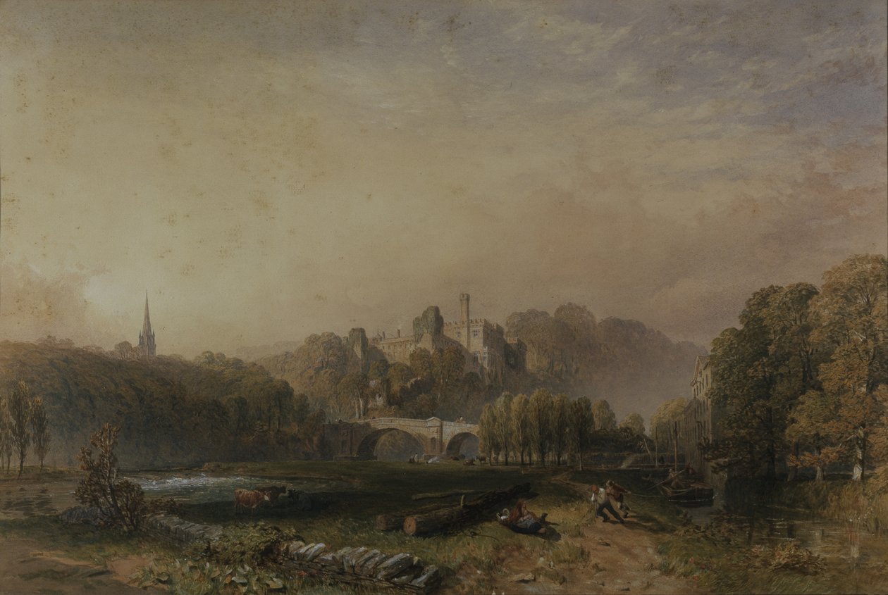 View of Lismore Castle during the 6th Duke of Devonshire