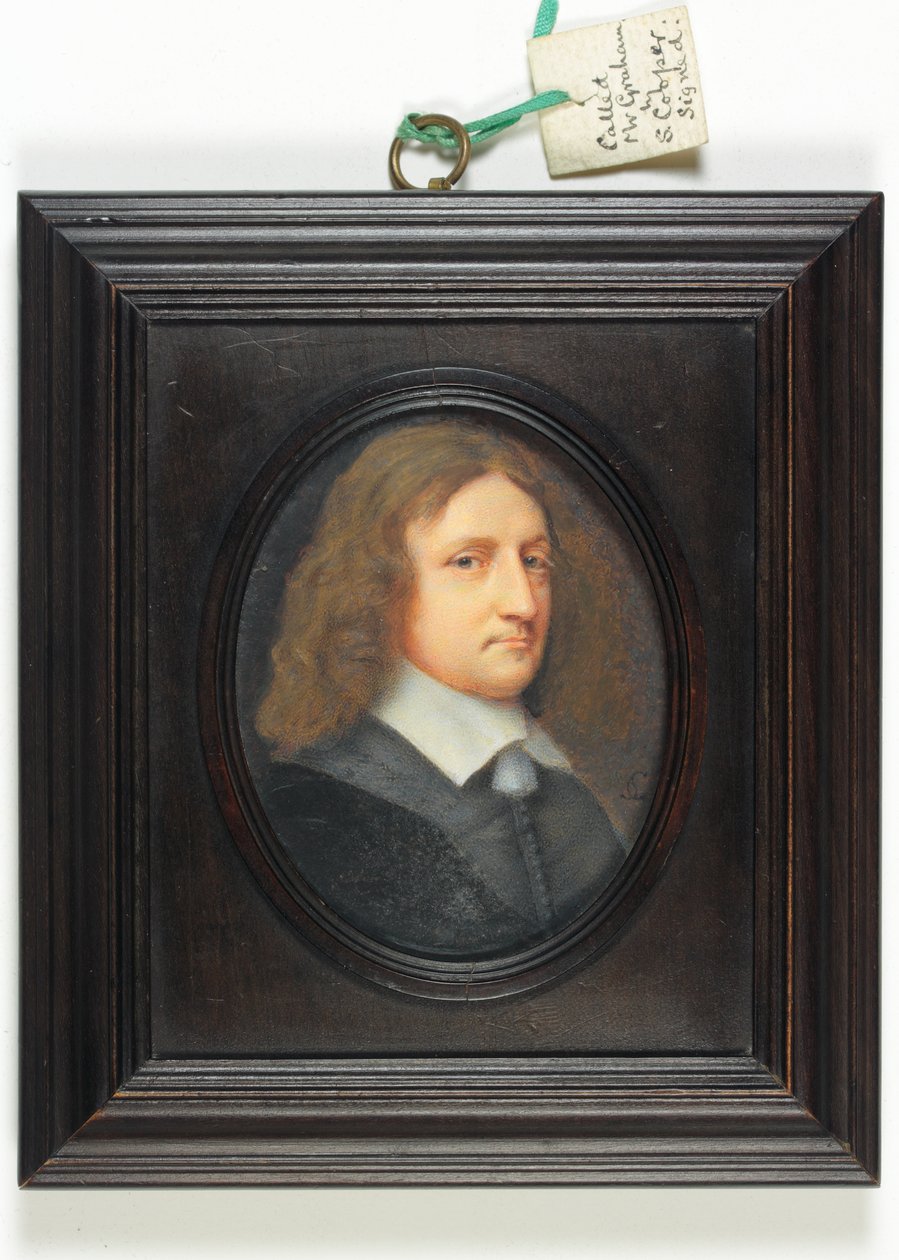 A gentleman in a dark grey coat, referred to as 