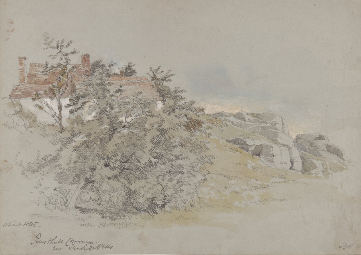 Rusthall Common, near Tunbridge Wells, c.1845 by Samuel Gillespie Prout