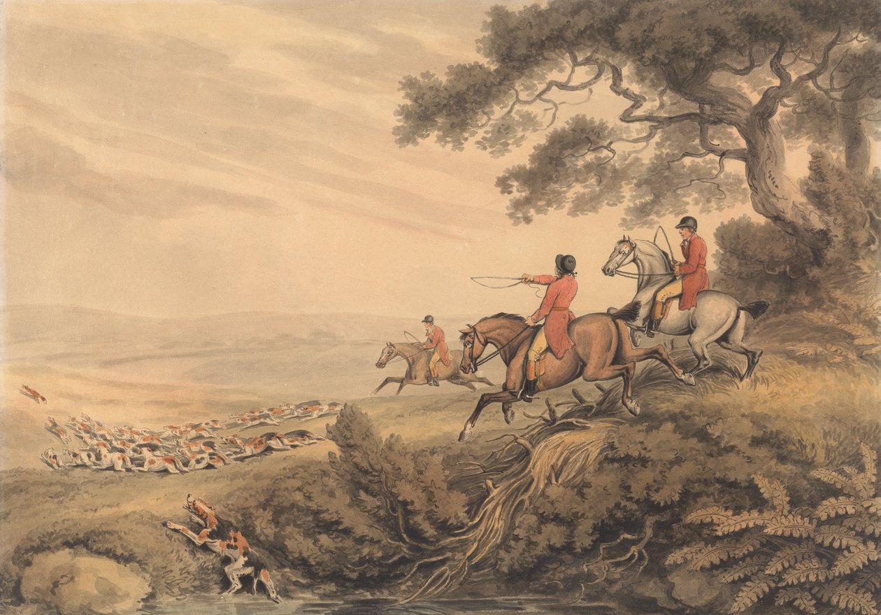 Foxhunting: The Chase by Samuel Howitt