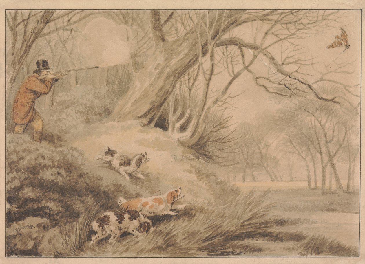 Woodcock Shooting by Samuel Howitt