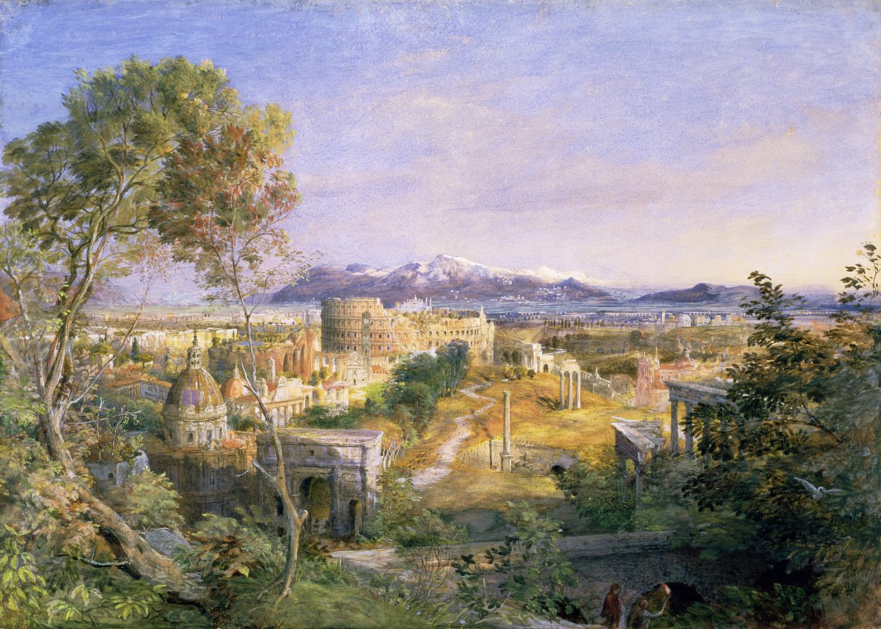 A View of Ancient Rome by Samuel Palmer: Fine art print