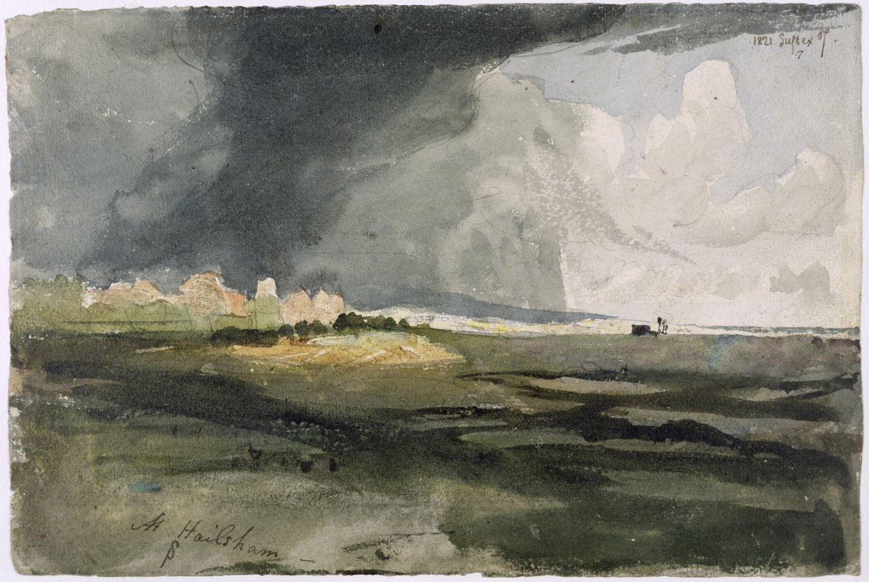 At Hailsham, Sussex: A Storm Approaching by Samuel Palmer