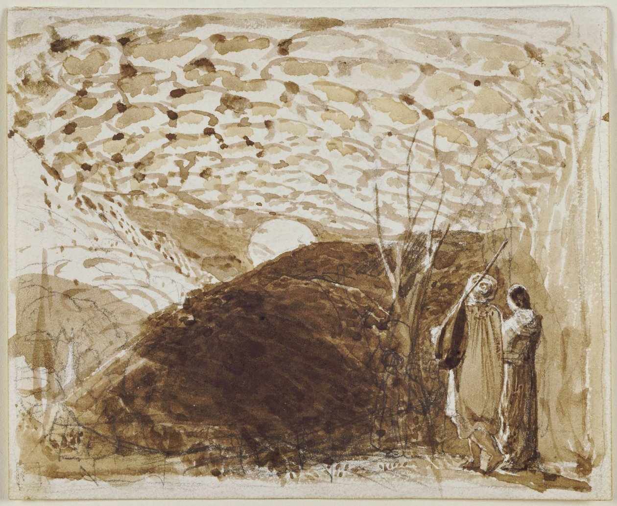 Moonlit Landscape by Samuel Palmer