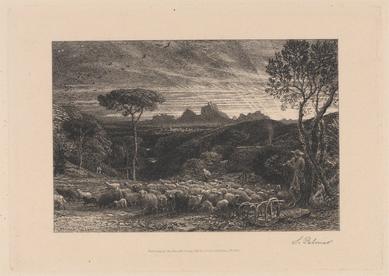 Opening the Fold by Samuel Palmer