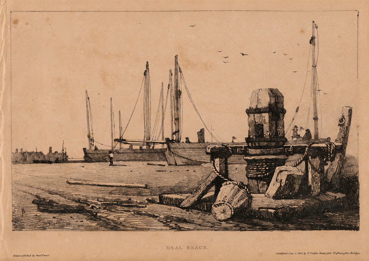 Deal Beach by Samuel Prout