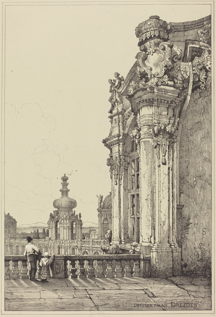 Zwinger Palace, Dresden by Samuel Prout