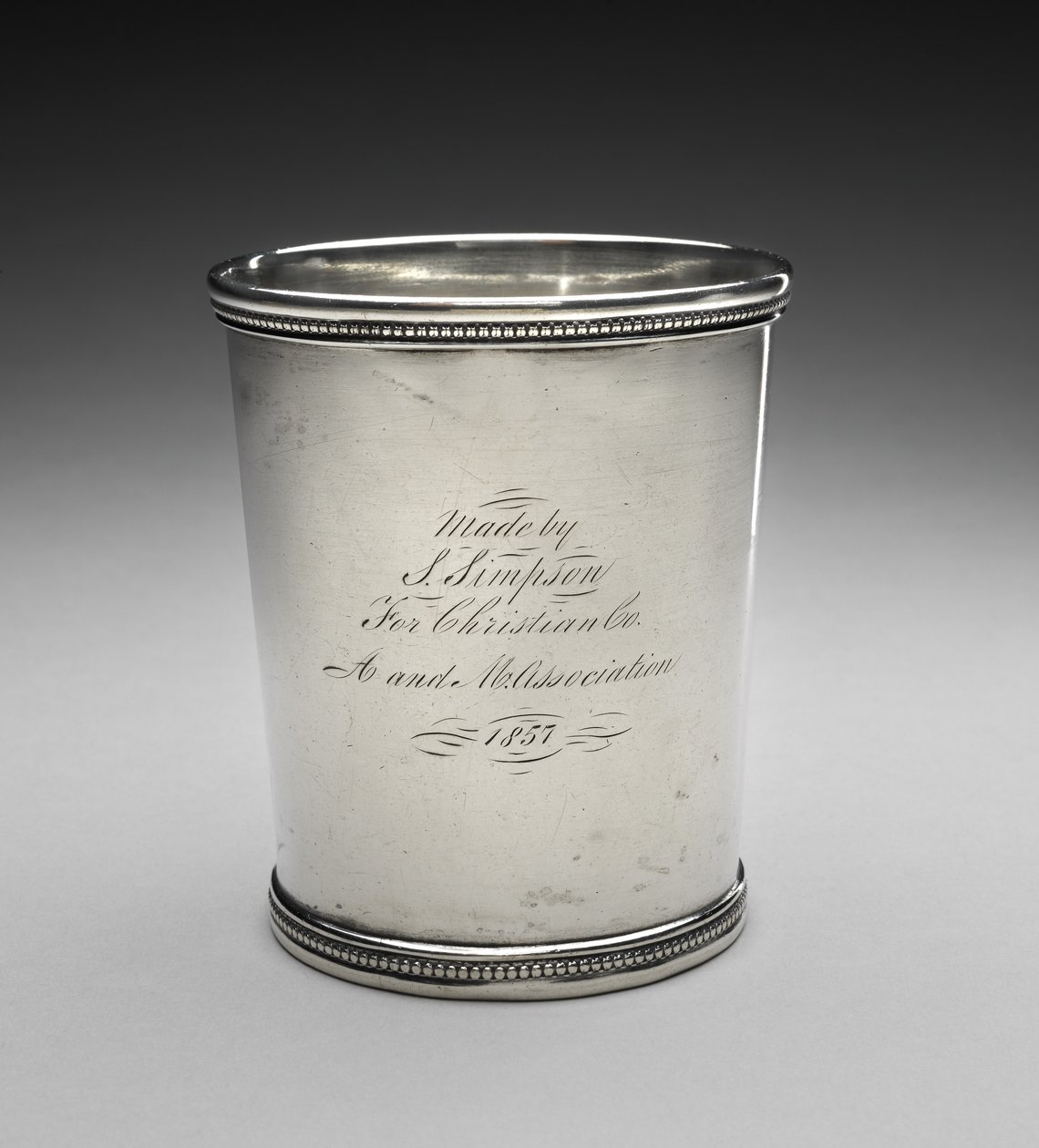 Tumbler, c. 1857 by Samuel Simpson