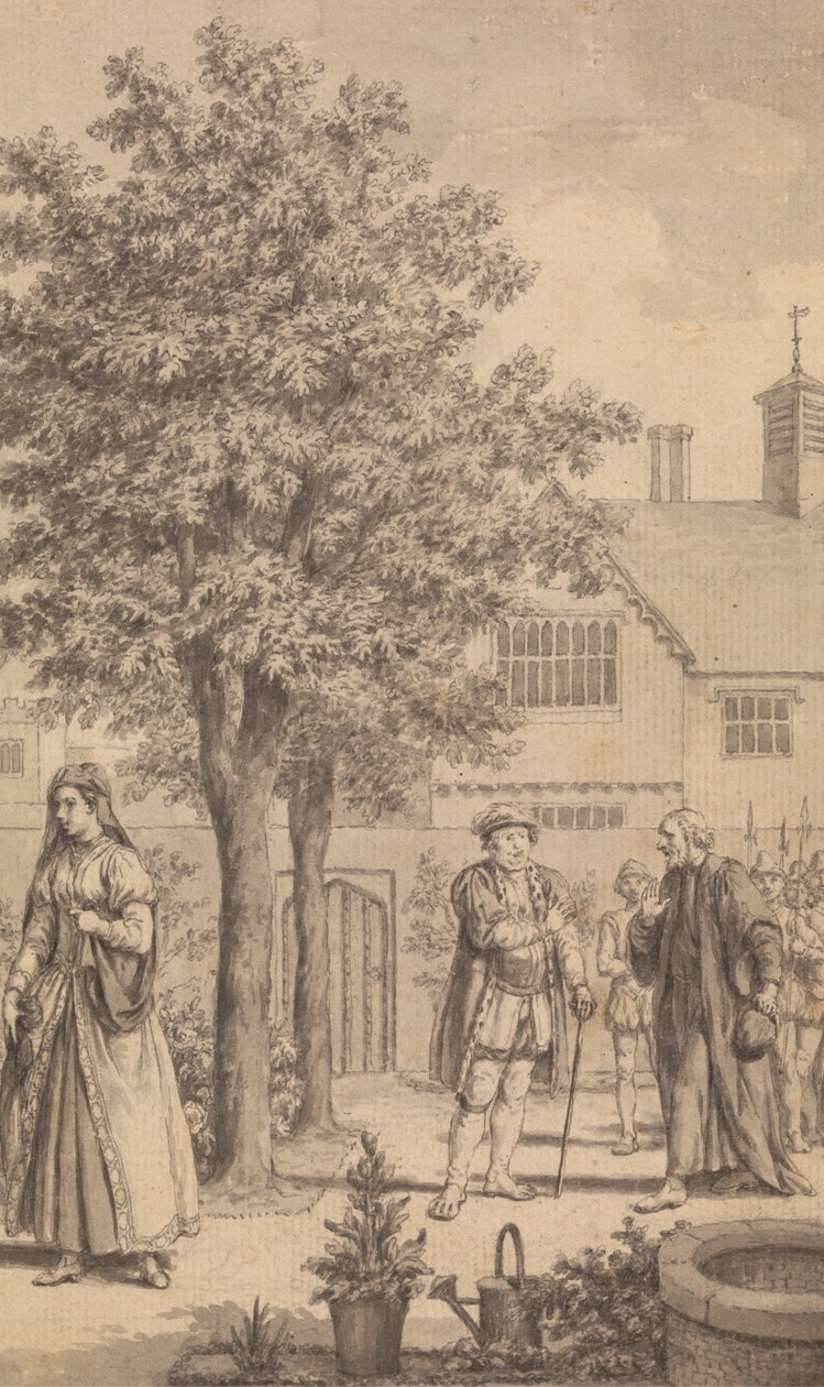 Catherine Parr, Henry VIII and Bishop Gardner by Samuel Wale