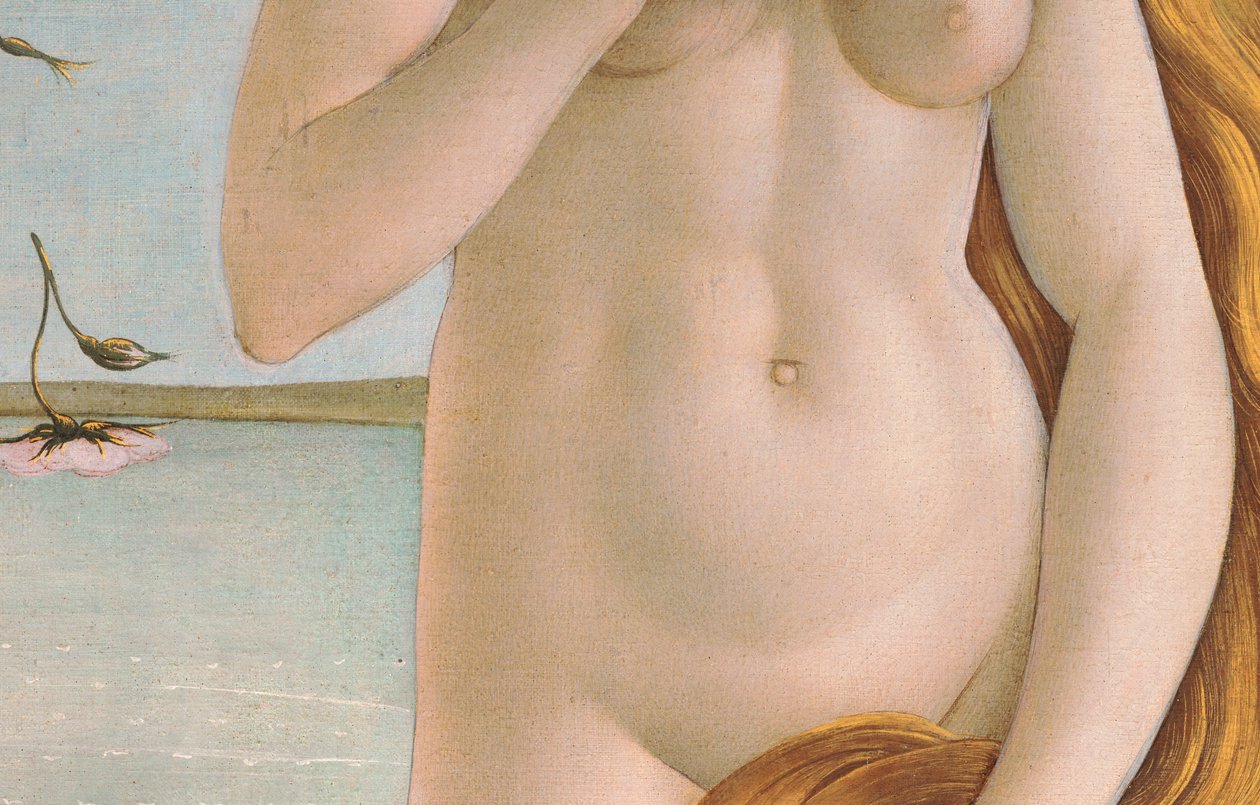 Birth of Venus, Detail of Venus