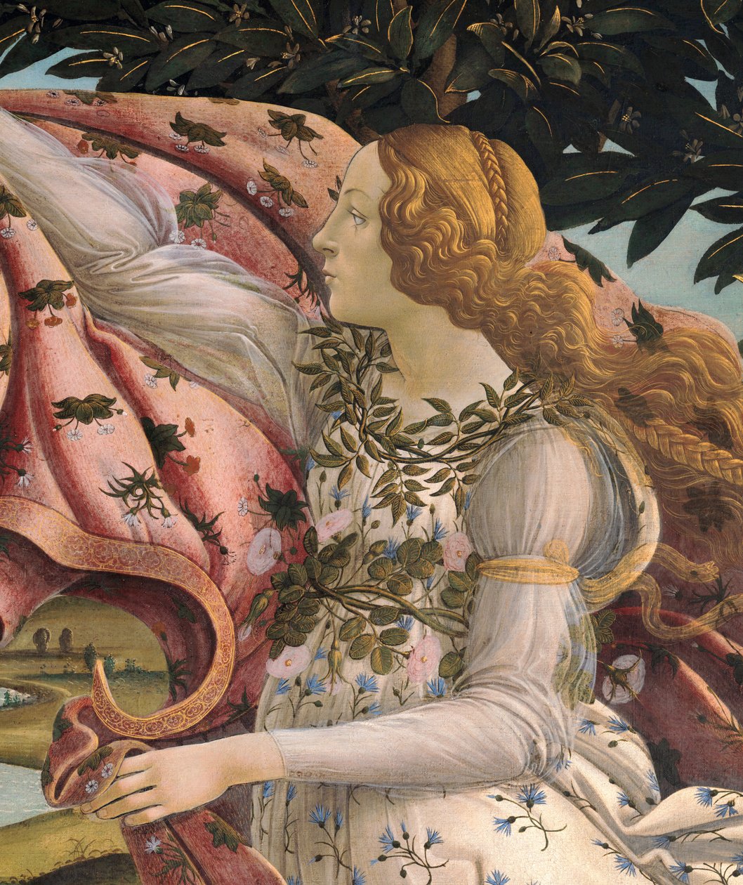 Botticelli Birth Of Venus Detail Sandro Botticelli Birth Of Venus