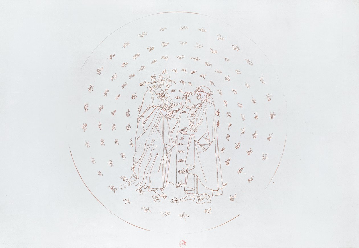Dante and Beatrice, from 