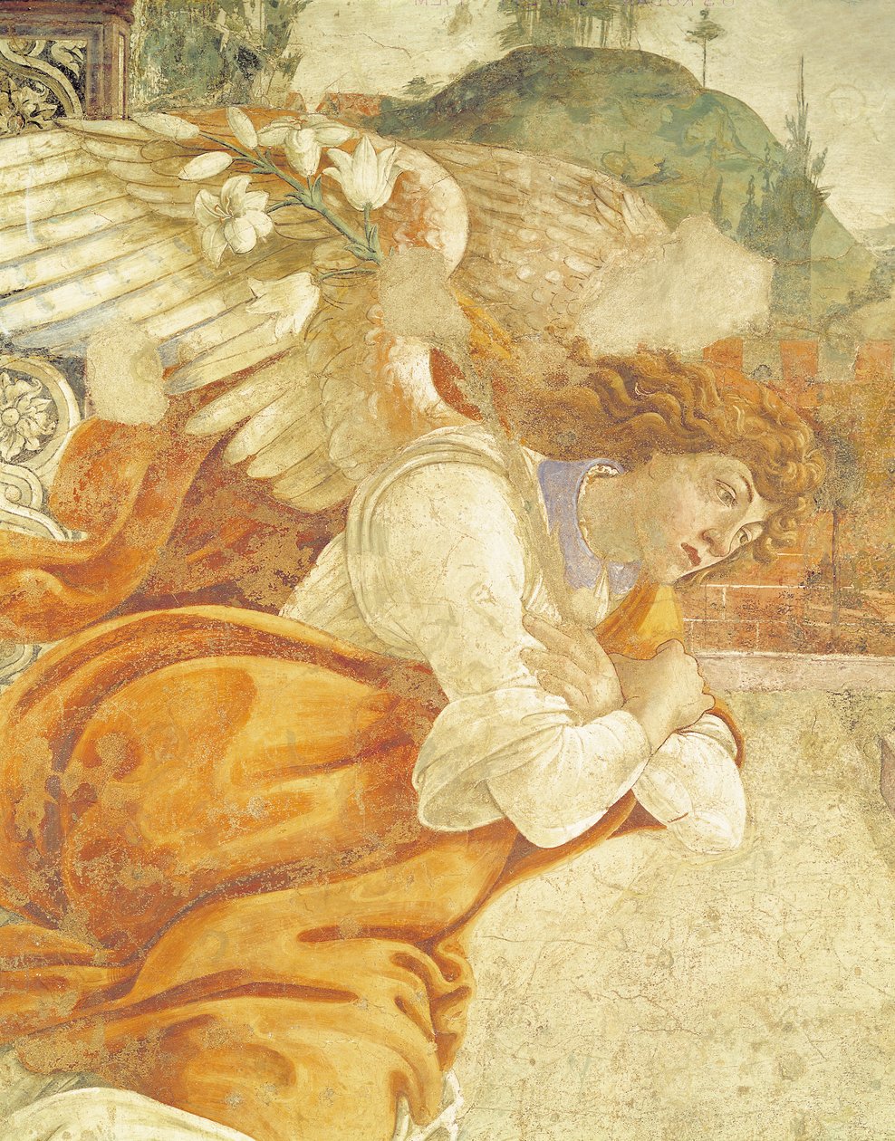The Annunciation (detail) by Sandro Botticelli