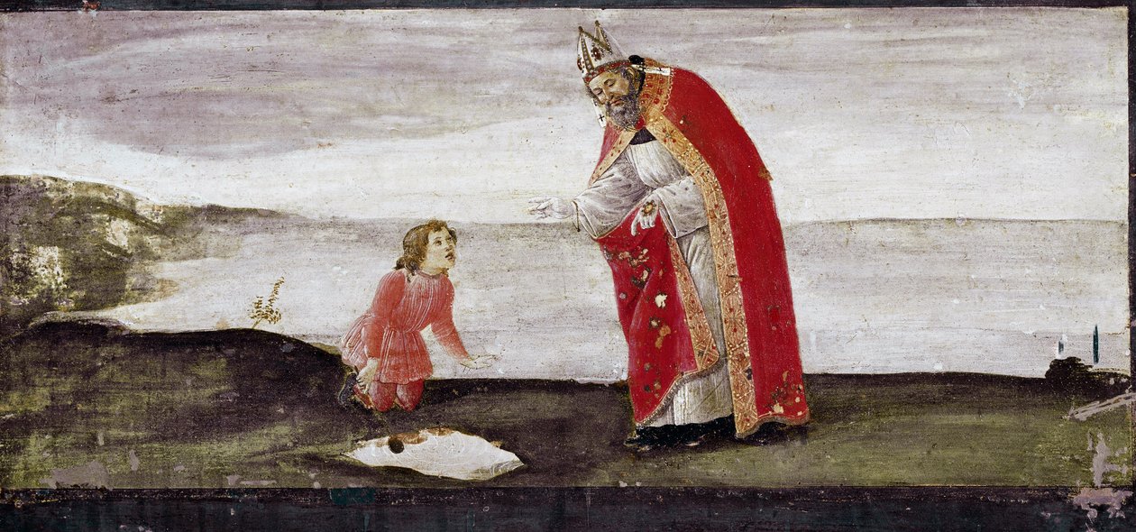 Vision of St Augustine (detail) by Sandro Botticelli