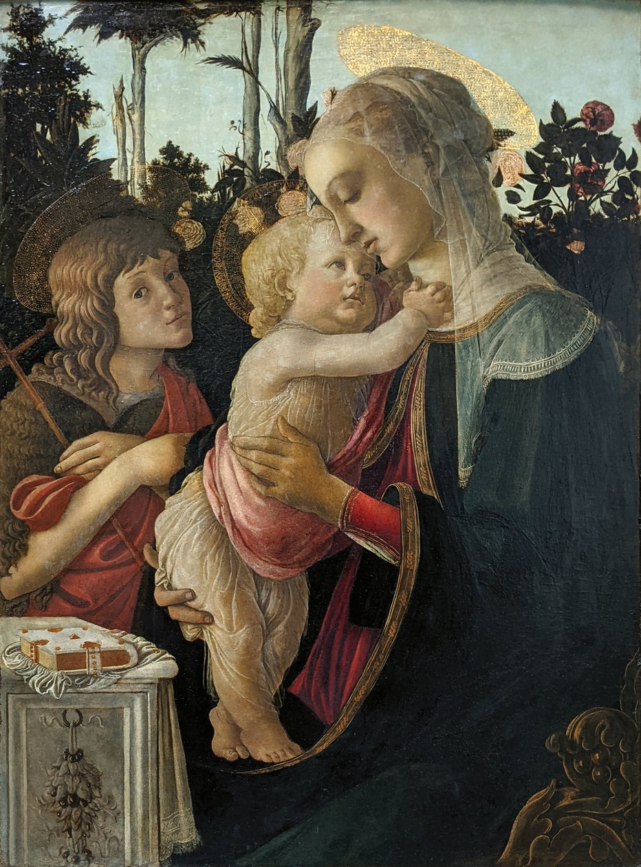 Madonna and Child with the Young St. John the Baptist by Sandro Botticelli