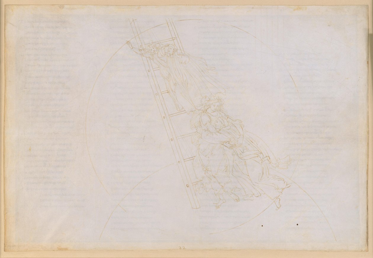 The Divine Comedy, Paradise XXII. Seventh Planetary Sphere (Heaven of Saturn): Report of Saint Benedict; Ascent over Jacob
