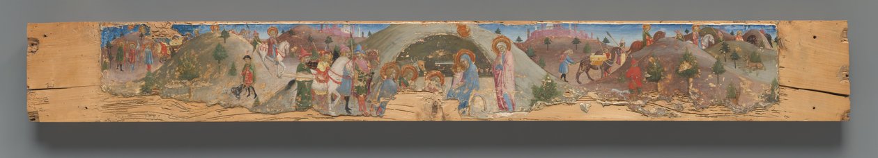 The Adoration of the Magi with Kneeling Confraternity Members by Sano di Pietro