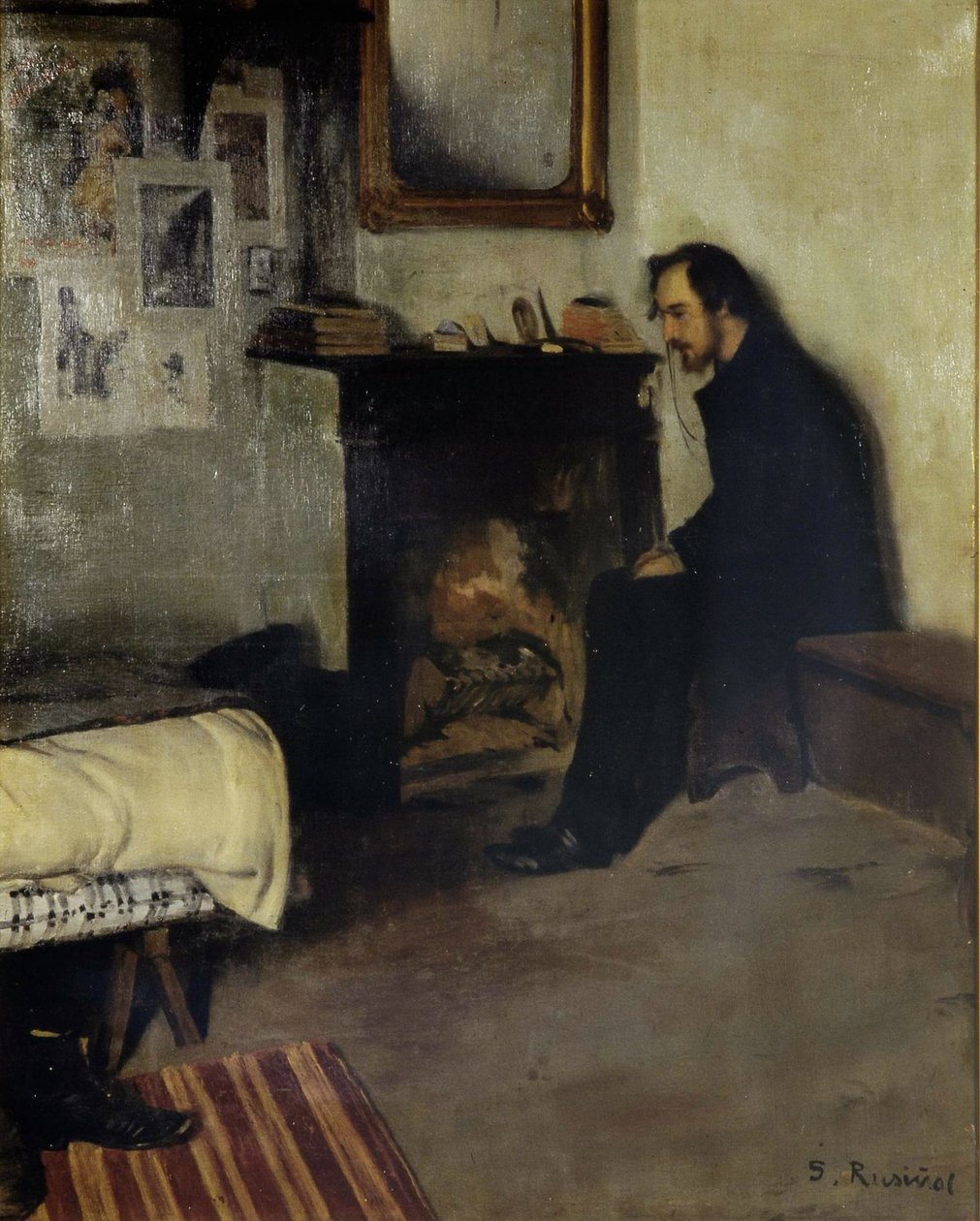 Erik Satie, bohemian by Santiago Rusiñol