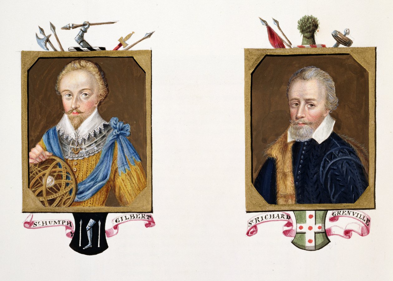 Double Portrait of Sir Humphrey Gilbert and Sir Richard Grenville from 