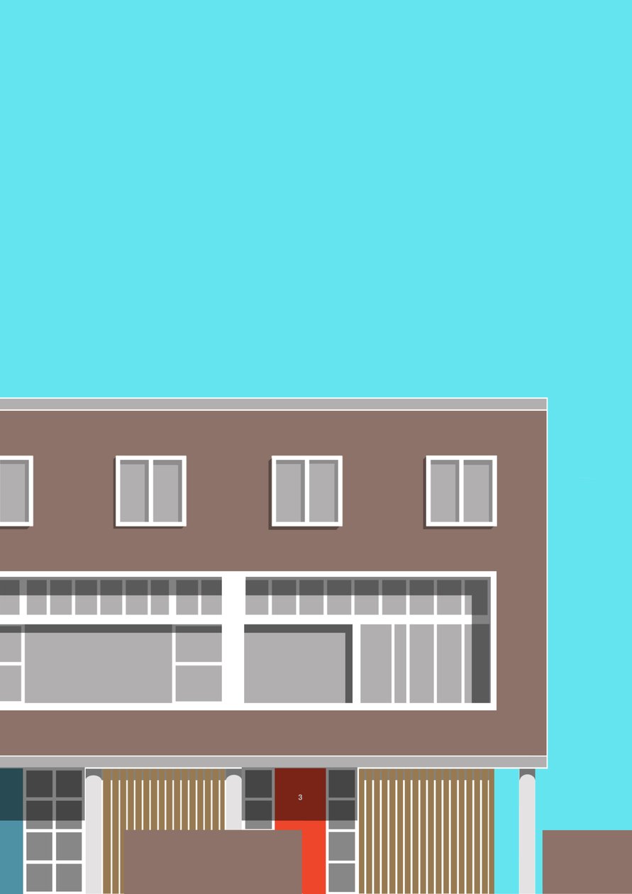 1-3 Willow Road, 2020 by Sarah Evans