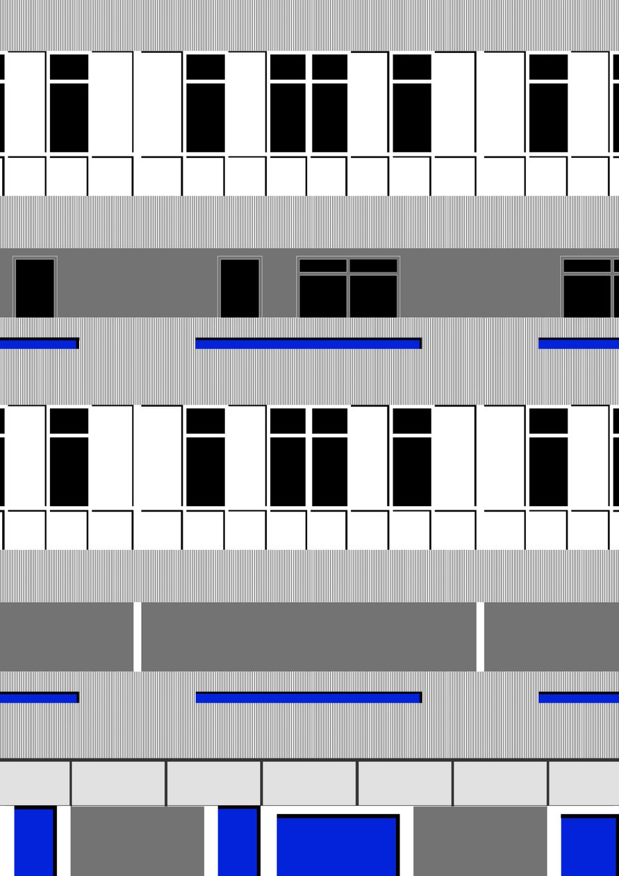 Brutalist Block, 2018 by Sarah Evans